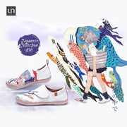 UIN Footwear Kid -Carp Windsocks- Art Design kids Fashion Shoes Canvas loafers