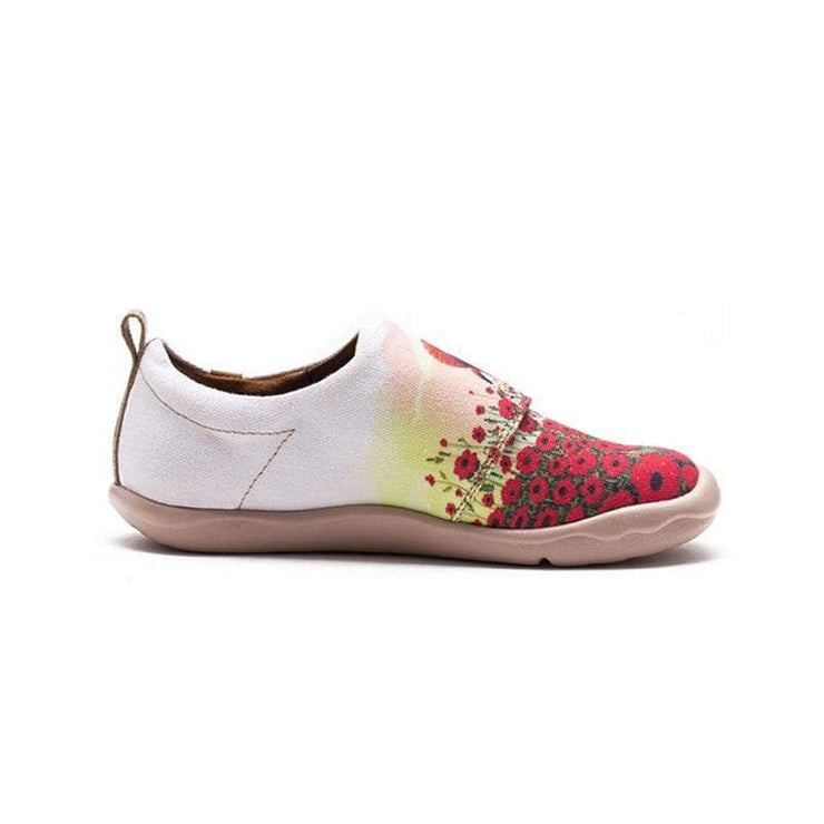 UIN Footwear Kid Flower Field Canvas loafers