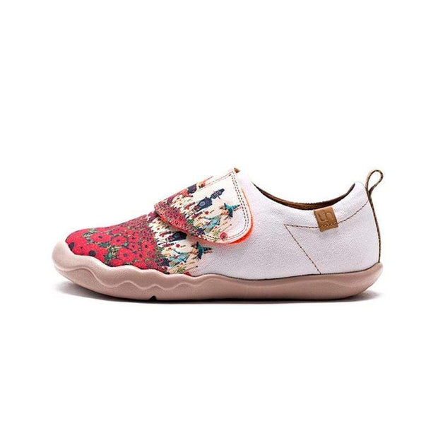 UIN Footwear Kid Flower Field Canvas loafers