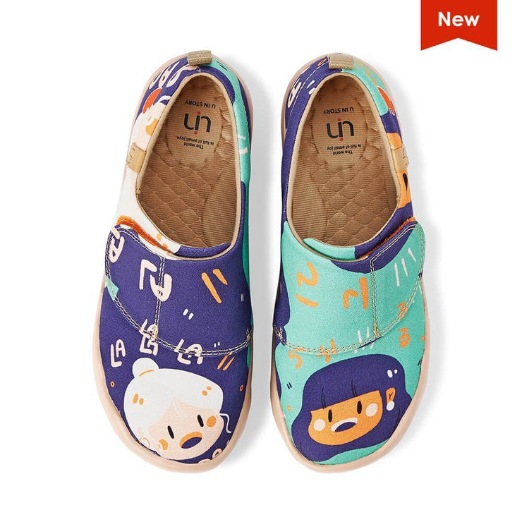 UIN Footwear Kid Kon ni chi wa Canvas loafers