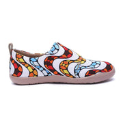 UIN Footwear Kid LA PEDRERA Kids Art Painted Canvas Shoes Canvas loafers