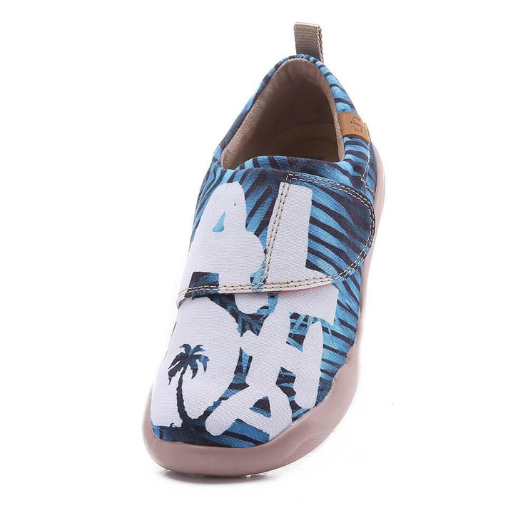 UIN Footwear Kid Love Bravely Canvas loafers