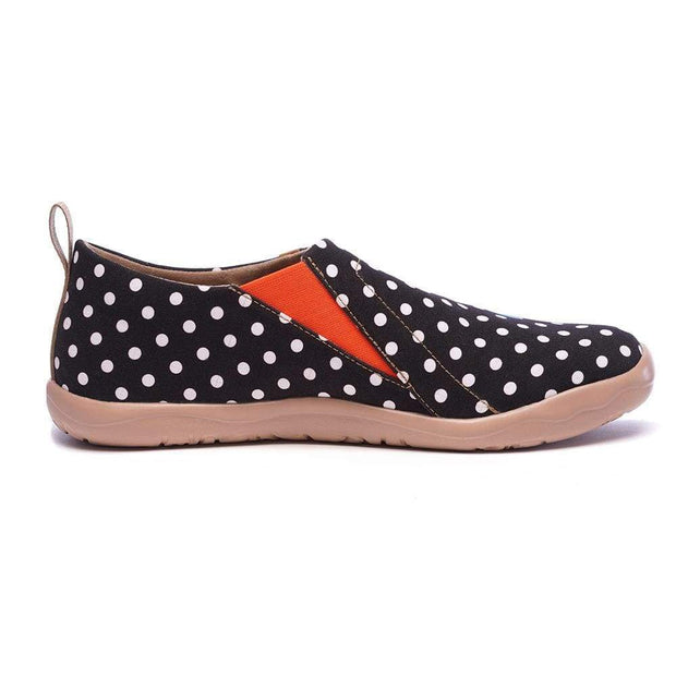 UIN Footwear Men Hola Male Dot Painted Flats Canvas loafers