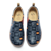 UIN Footwear Men Imprint Canvas loafers