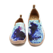 UIN Footwear Men Mottled Blue Canvas loafers