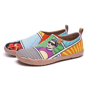 UIN Footwear Men Pop Art Men Canvas Slip-ons Canvas loafers