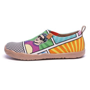 UIN Footwear Men Pop Art Men Canvas Slip-ons Canvas loafers