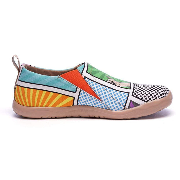 UIN Footwear Men Pop Art Men Canvas Slip-ons Canvas loafers