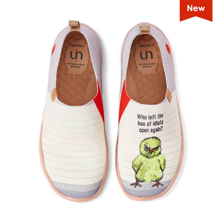 UIN Footwear Women Angry Chicken Canvas loafers