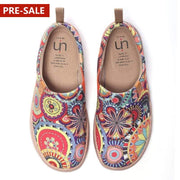 UIN Footwear Women BLOSSOM Paisley Pattern Canvas Shoes for Women (Pre-sale) Canvas loafers