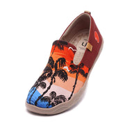 UIN Footwear Women Coconut Tree Canvas loafers