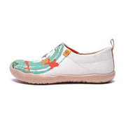 UIN Footwear Women -Goldfish- Art Painted Women Walking Shoes Canvas loafers