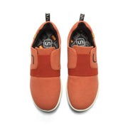 UIN Footwear Women Guyana Orange Canvas loafers