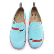 UIN Footwear Women Hawaii Surfing Canvas loafers