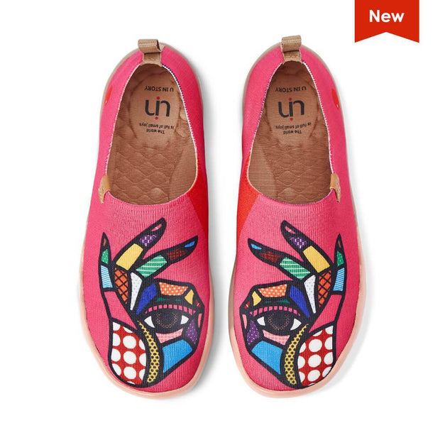 UIN Footwear Women I See You Canvas loafers