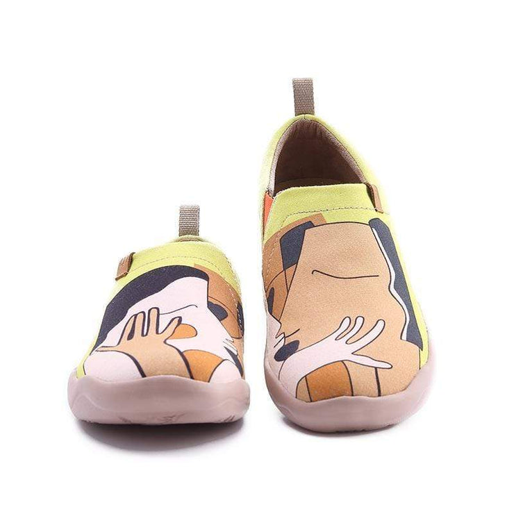 UIN Footwear Women Kiss Canvas loafers