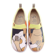 UIN Footwear Women Kiss Female Canvas Slip-ons Canvas loafers