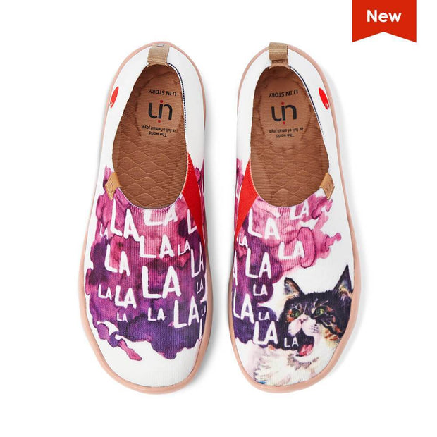 UIN Footwear Women LA LA LA Canvas loafers