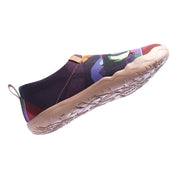 UIN Footwear Women Looking at You Multicolored Pop Art Female Slip-ons Canvas loafers