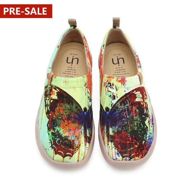 UIN Footwear Women MOTTLED BUTTERFLY Unique Artistic Women Flats (Pre-sale) Canvas loafers