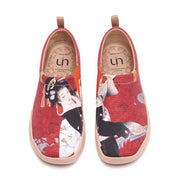 UIN Footwear Women -Nippon Beauty- Women Painted Fashion Travel Shoes Canvas loafers