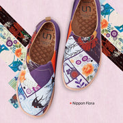 UIN Footwear Women Nippon Flora Canvas loafers