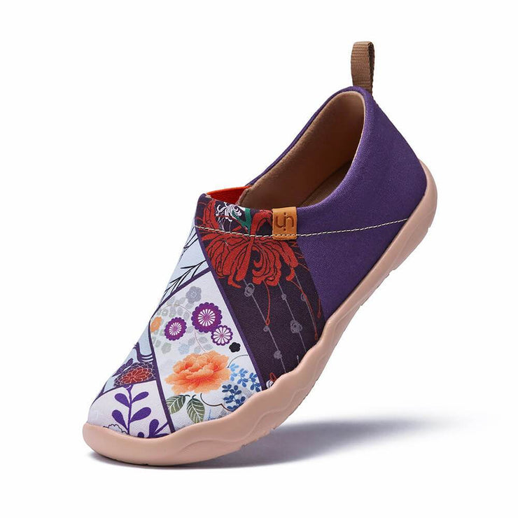 UIN Footwear Women Nippon Flora Canvas loafers