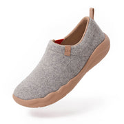 UIN Footwear Women (Pre-sale) Toledo II Light Grey Wool Women Canvas loafers