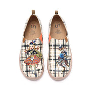 UIN Footwear Women Scottish Fairy Tale Canvas loafers