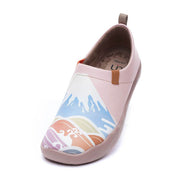 UIN Footwear Women -Spring in Mount Fuji- Women Art Painted Flat Shoes Canvas loafers