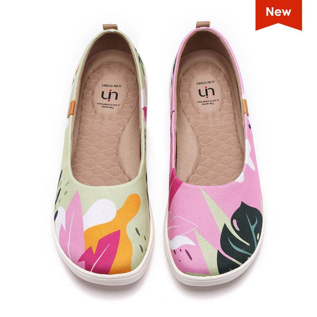 UIN Footwear Women Summer Jungle Canvas loafers