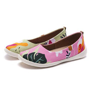 UIN Footwear Women Summer Jungle Canvas loafers