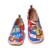 UIN Footwear Women Tokyo's Neon Canvas loafers