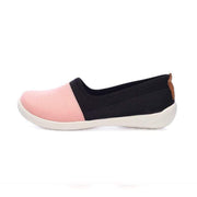 UIN Footwear Women Valencia Pink Canvas loafers